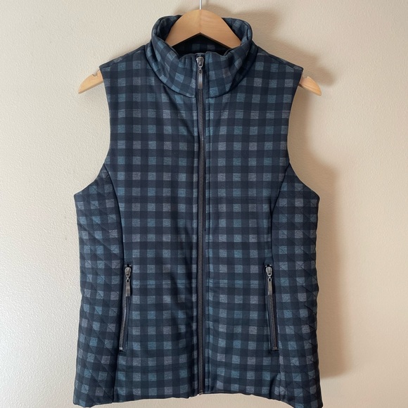 Lemon Tart Black Plaid Vest Size Small in Excellent Condition - Picture 4 of 10